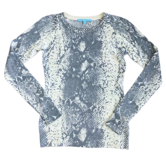 Antonio Melani Cashmere Snake Print Sweater - Picture 8 of 8